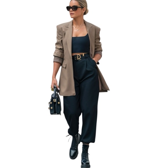 Fashion Nova Shoes - New Fashion Nova Coby Combat Lace Up Fall Boots - Black Size 6